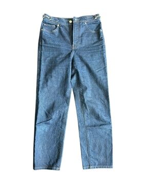 Express Women's Straight Blue Denim Jeans